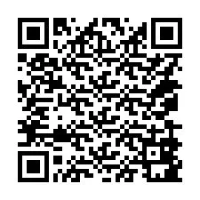 QR-код для номера телефона +14079881838