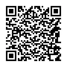 QR kód a telefonszámhoz +14082518855