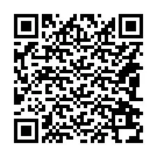 Código QR para número de telefone +14082634725