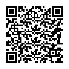 QR kód a telefonszámhoz +14083104111