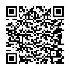 QR-код для номера телефона +14083407378