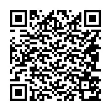 Código QR para número de teléfono +14083572772