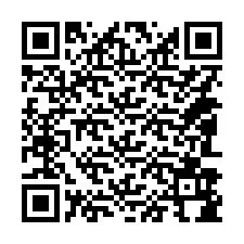 Código QR para número de teléfono +14083984759