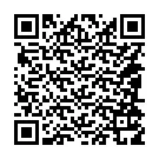 QR-Code für Telefonnummer +14084119978