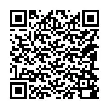 Código QR para número de teléfono +14084180249