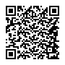 QR-koodi puhelinnumerolle +14084423177