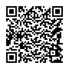 QR-code voor telefoonnummer +14084423211