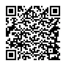 QR-код для номера телефона +14084423432