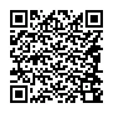 QR-code voor telefoonnummer +14084740362