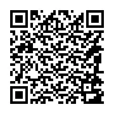 QR-Code für Telefonnummer +14084783911