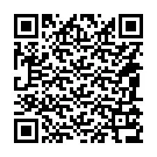 QR-koodi puhelinnumerolle +14085136050