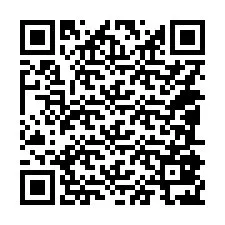 Código QR para número de teléfono +14085827978