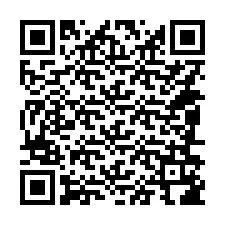 Código QR para número de teléfono +14086186294