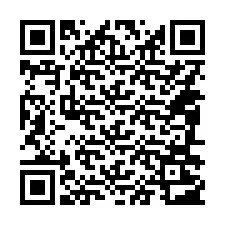 QR kód a telefonszámhoz +14086203343