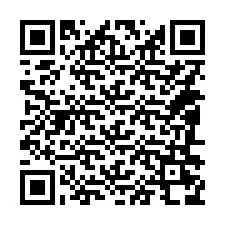 QR-Code für Telefonnummer +14086278259