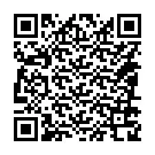 QR-koodi puhelinnumerolle +14086728869