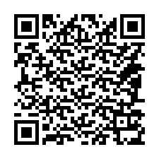 Codice QR per il numero di telefono +14087135229