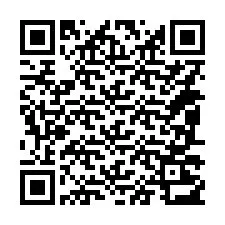 QR kód a telefonszámhoz +14087213371