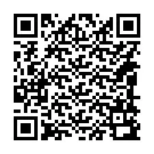 QR-code voor telefoonnummer +14088192545