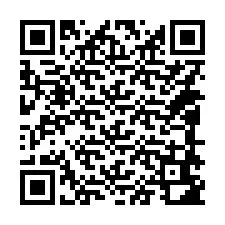 Código QR para número de teléfono +14088682009