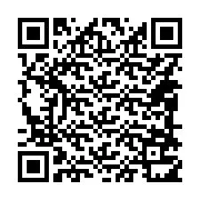 QR kód a telefonszámhoz +14088711317