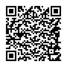 Código QR para número de teléfono +14088711826