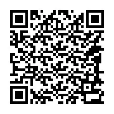 Código QR para número de teléfono +14088732048