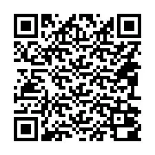 QR-код для номера телефона +14092000013