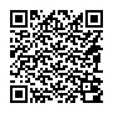 QR-код для номера телефона +14092000014