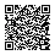 QR Code pour le numéro de téléphone +14092000024