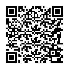 QR-koodi puhelinnumerolle +14092000050