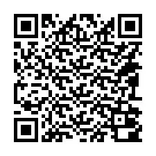 QR kód a telefonszámhoz +14092000058