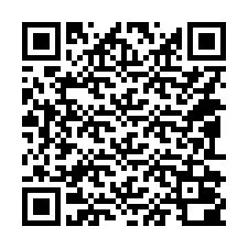 QR kód a telefonszámhoz +14092000078