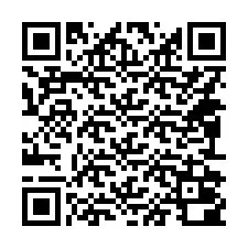 Código QR para número de teléfono +14092000086