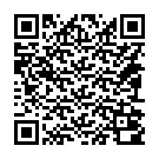 QR kód a telefonszámhoz +14092000089