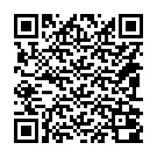 QR Code pour le numéro de téléphone +14092000091