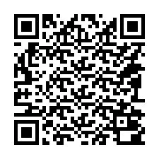 QR-code voor telefoonnummer +14092000118