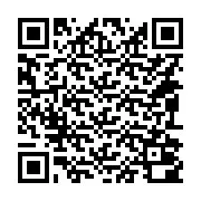 QR kód a telefonszámhoz +14092000154