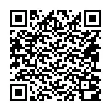 QR-code voor telefoonnummer +14092000167