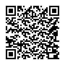 QR-код для номера телефона +14092000179