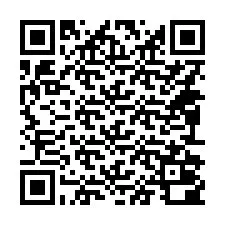 QR-code voor telefoonnummer +14092000186