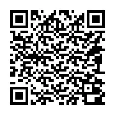 QR-код для номера телефона +14092000188