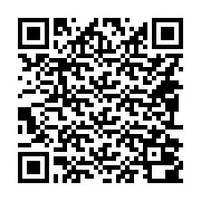 QR-code voor telefoonnummer +14092000196