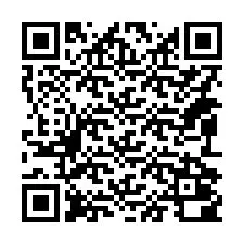 Código QR para número de teléfono +14092000205