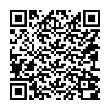 QR код за телефонен номер +14092000208