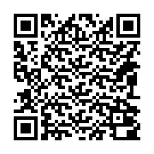 QR-koodi puhelinnumerolle +14092000215