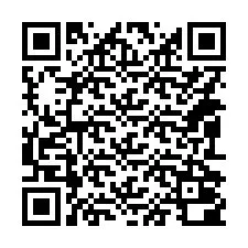 QR Code สำหรับหมายเลขโทรศัพท์ +14092000255