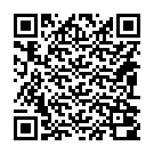 Código QR para número de teléfono +14092000265