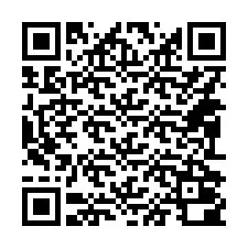 QR-code voor telefoonnummer +14092000267