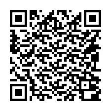 QR код за телефонен номер +14092000274